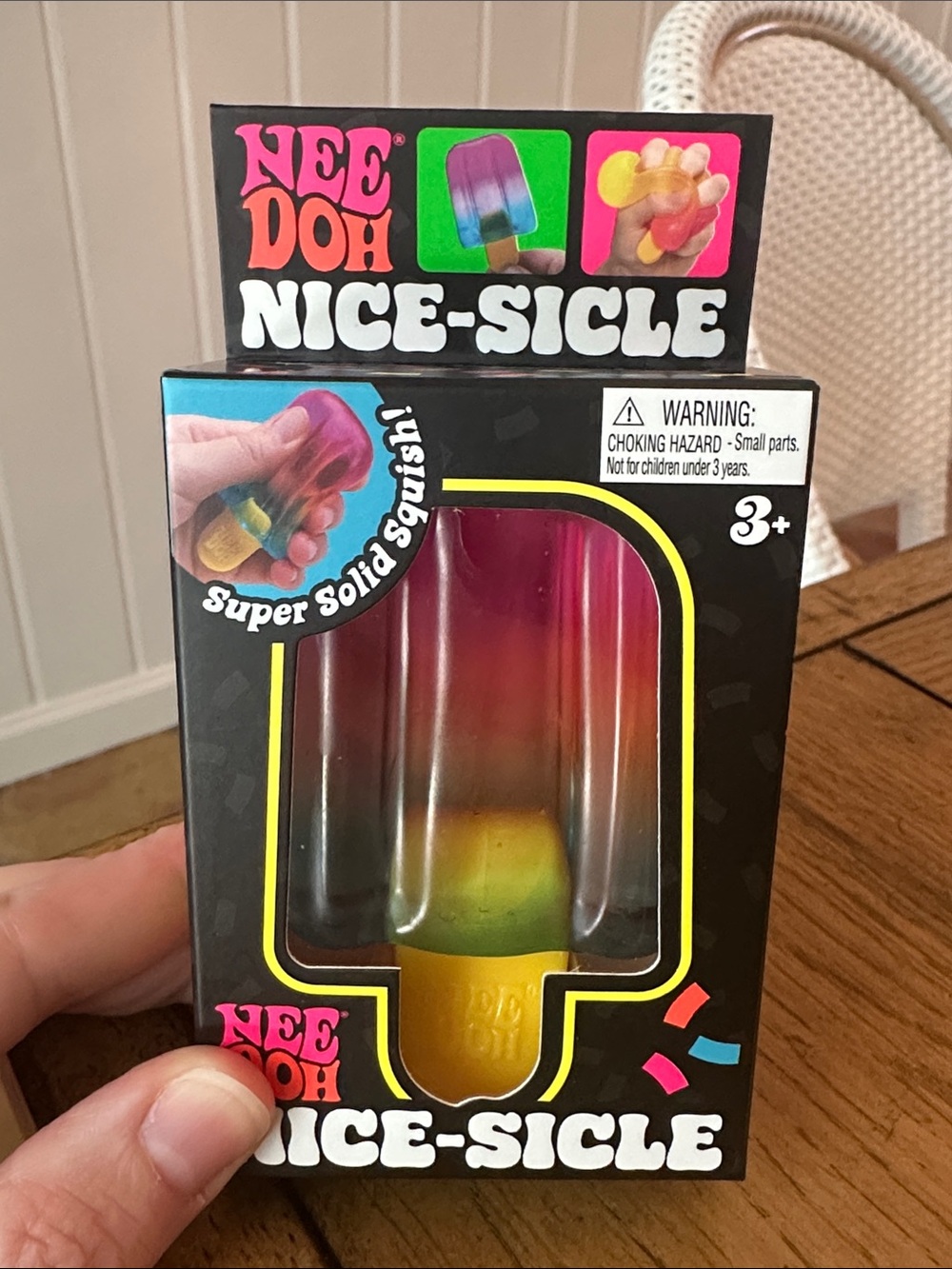 Schylling NeeDoh Nice-Sicle Rainbow Squishy Toy - Multicolor